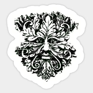 The Green Man Sticker